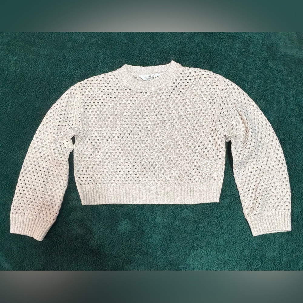 H&M Beige Knit Sweater